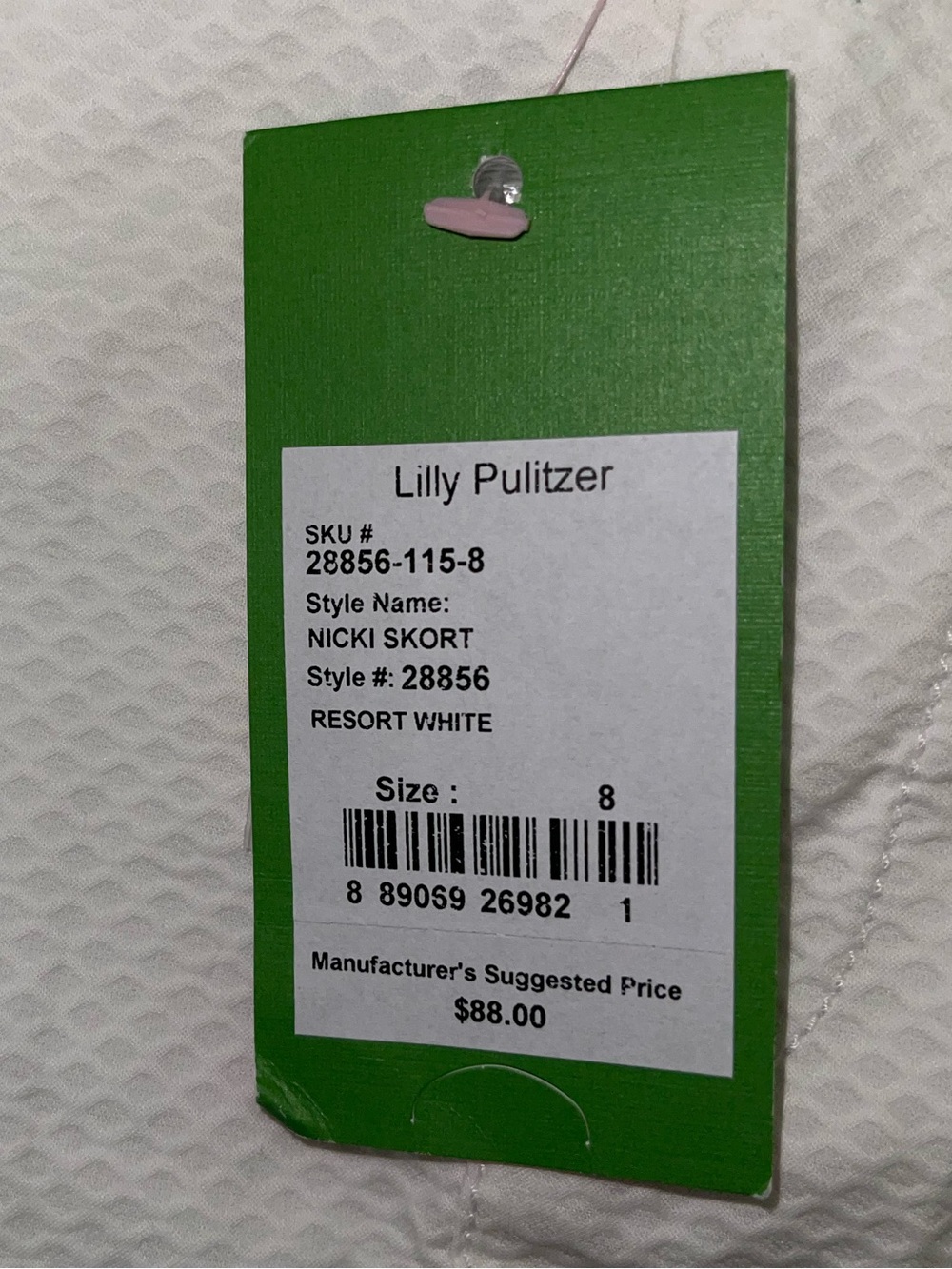 NWT Lilly Pulitzer Nicki skort sz 8 - Picture 4 of 4